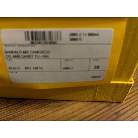 Fendi Candy Ankle Strap Platform Shoes 38 - Sex and the City Collection, New - Picture 4 of 4